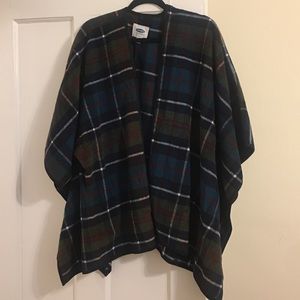 Old Navy Plaid Poncho